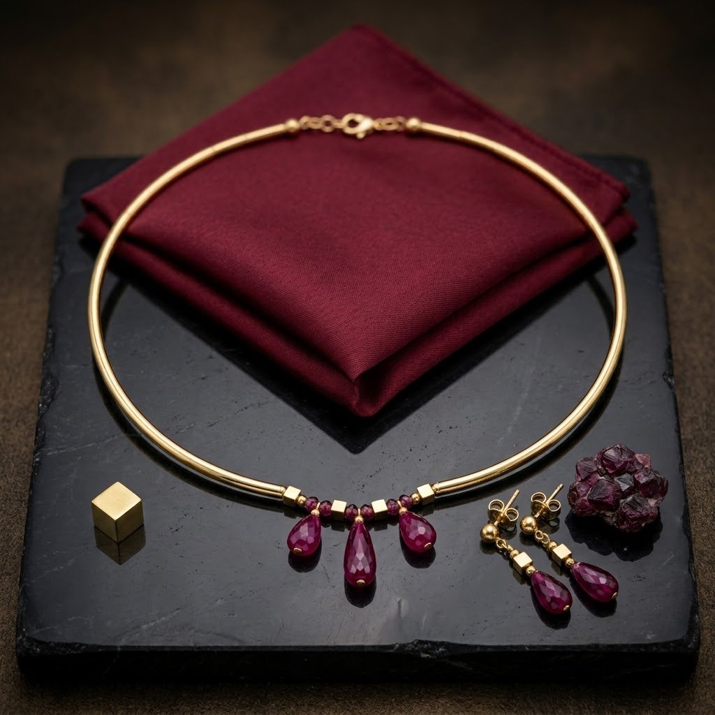 Agate Necklace Set