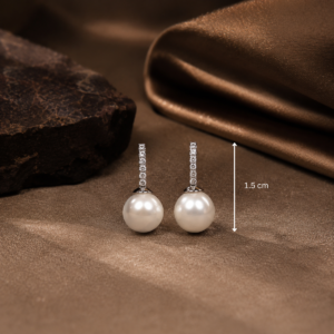 Shell Pearl/ Cubic Zirconia Earring