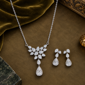 Cubic Zirconia Necklace Set