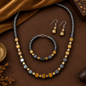 Hematite/ Tiger Eye Set