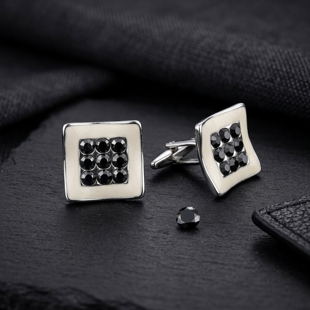 Crystal Cufflink