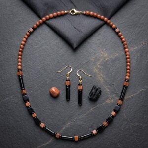 Sand Stone Necklace Set